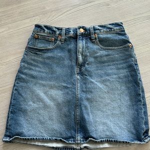 J Crew Denim Mini Skirt